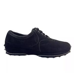 Ruff Hewn Womens Shoes Black Suede Sneakers Broadway Size 8.5 M Comfort‎ Work